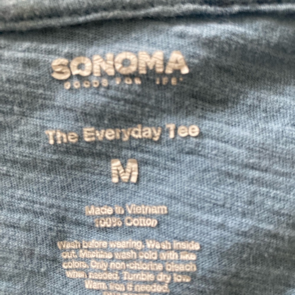 Sonoma Blue Floral Women's Top - Picture 3 of 3